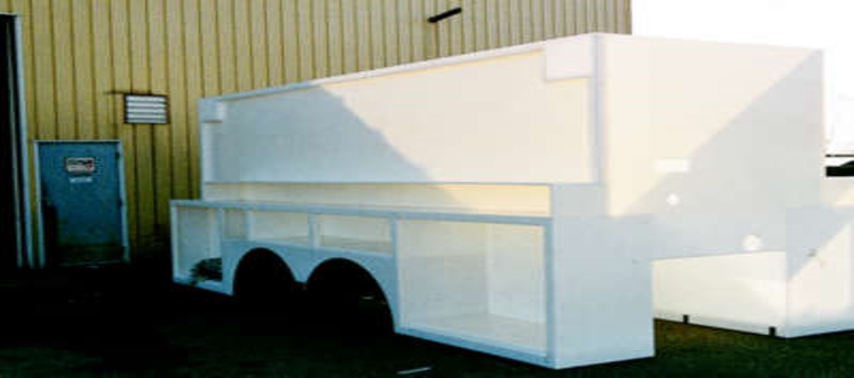 The trucks employ state of the art poly body design that was lightweight and strong